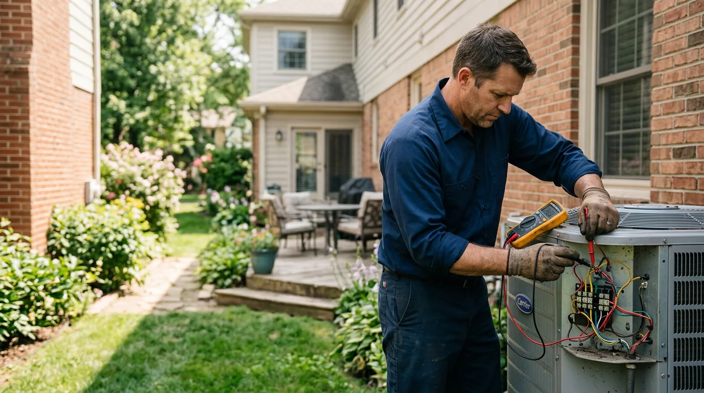 HVAC technician working near Walnut Creek, CA